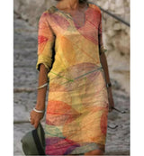 Eldavine – Stilvolles Kleid mit Print – Farbe 7