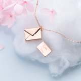 Metallumschlagkette – roségold