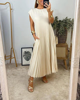 Jolijn | Zeitloses und komfortables Kleid – Beige