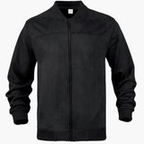 Bomberjacke mit Reißverschluss für Herren - Klassisches Design – Schwarz