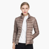 Leichte Daunenjacke für Damen – Beige