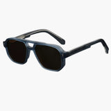Damen Sonnenbrille mit Pilotenform und Antiblau-Lichtgläsern – Blauer Tee