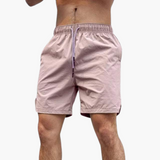 Badeshorts - Herren Sommer-Shorts mit Kordelzug Design – Rosa
