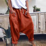 Dionne - Lässige elastische Hose für Damen – Rot