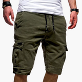 Lässige Herrenshorts für den Alltag und Outdoor-Aktivitäten – Dunkelgrün