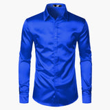 Leichtes Hemd für Herren – Blau
