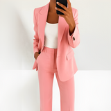 Brenda - Eleganter Anzug – Pink