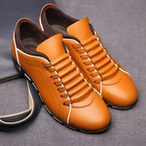 Aulus – Herrenschuhe – für einen entspannten Alltagslook – Orange