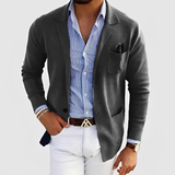 Toby - Klassischer Blazer mit Knöpfen – Dunkelgrau