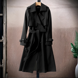 Tris - Gemütlicher Trenchcoat – Schwarz