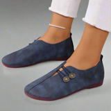 Lindora – Zeitlose Slip-On Sandalen – Blau