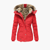 Strukturierte Jacke für Damen – Rot