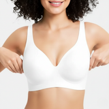 Rynessa – Ultimativer Komfort Wireless Plunge-BH – Weiß
