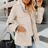 Thilde - Damenjacken - für einen entspannten Alltagslook – Beige