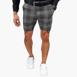Herren Shorts mit Karomuster und Seitentaschen für Sommer – Grau