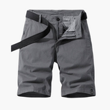 Elastische Cargo Shorts für Herren – Grau