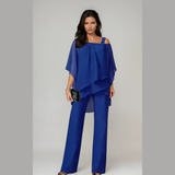 Arilia - Zweiteiliges Soft-Touch-Set – Blau