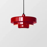 Vintage LED Hängeleuchte - TimelessGlow – Rot