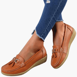 Bequeme Mokassins für Damen – orthopädisch & stilvoll – Orange