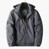 Wasserabweisende Outdoorjacke für Herren – Grau