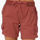Bequeme Cargoshorts für Damen - Perfekt für Freizeit und Alltag – Rot