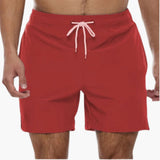 Modische Schwimmshorts - für Herren mit bequemer Passform – Rot