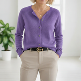 Tessra™ - Damenhemd Mit Knöpfen – Lila
