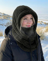 Aloisia™ - Eleganter Hoodie – ein Kokon aus Wärme und Komfort – Schwarz