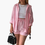 Elodie | Bequemer 2-teiliger Set – Hellrosa