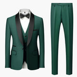 Hochzeitsgast-Anzug - eleganter Stil für Herren zum Tragen – Grün