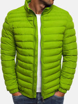 Wasserdichte Steppjacke für Herren – Grün