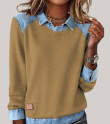 Erynn – Stilvoller Freizeitpullover – Stil 1 – Gelb