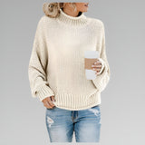 Amy | Klassischer Pullover – Weiß