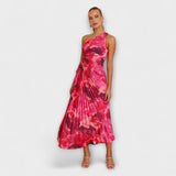 Sienna - Elegantes Maxikleid mit Cut-Outs – Rosa
