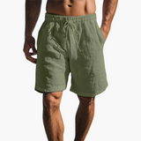 Badeshorts mit Kordelzug für Herren - bequem & leicht – Dunkelgrün