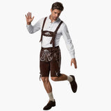 Lederhosen Kostümset für Herren - Oktoberfest 2025 – Kaffee