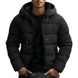 Theon | Warm Winterjacke für Männer – Schwarz