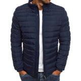 Kuldam – Stilvolle Pufferjacke Mit Reißverschluss – Marineblau