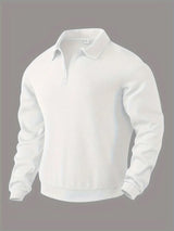 Rico Pullover - Eleganter warmer Winterpullover für Männer – Weiß