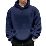 LYON – Der flauschige Unisex-Hoodie für den Herbst – Marineblau