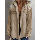 Elegante Damen Winter Daunenjacke – Khaki