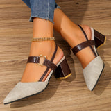 Sheri - Sandale Mit Komfortabsatz – Beige