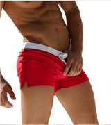 Kurt - Atmungsaktive und schnelltrocknende Shorts für Herren – Rot