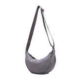 Eliana - Elegante Halbmond-Umhängetasche – Grau