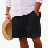 Leichte Beach Shorts für Herren - bequem & stylisch am Strand – Schwarz