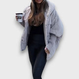 Ava - Elegante Pufferjacke – Grau