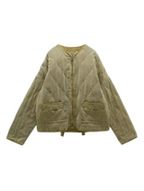 Ameera – Stilvolle Baumwolljacke – Armeegrün