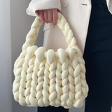 KnotenTasche™ Handgemachtes Style Statement – Aus Weiß