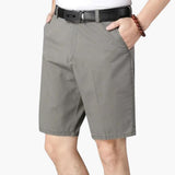 Herren Sommer Shorts mit Reißverschluss und Seitentaschen – Grau