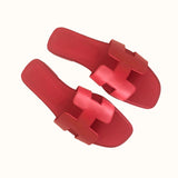 Benedikta™ Flache Sandalen für Frauen – Rot